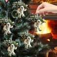 thumbnail image 4 of Funny Sasquatch Christmas Ornament – 2026 Mythical Wildlife Wonders Holiday Decor – Hanging Decoration for Tree, Car Mirror, Cabin, 4 of 5