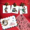 thumbnail image 4 of Christmas Clear Stamps Vintage Santa Claus Merry Christmas Snowman Decorative Clear Stamp Transparent Silicone Stamps, 4 of 9