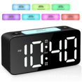 thumbnail image 2 of Super Loud Alarm Clock for Heavy Sleepers Adults Digital Clock with 7 Color Night Light, 2 of 5
