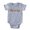 Heather Grey, variant on CafePress - Wyoming Rbw Txt - Cute Infant Baby Football Bodysuit