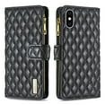 thumbnail image 5 of iPhone XS Max Women Wallet Case, Magnetic Leather Purse Zipper Wallet Folio Flip Credit Card Coin Stand Case with Wristp Hand Strap Lanyard Compatible with iPhone XS Max,
(Black), 5 of 10
