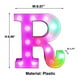 thumbnail image 3 of Letrero luminoso LED con letras y control remoto: 16 colores cambiantes para decoración de paredes de fiestas, bodas y bares en casa., 3 of 6
