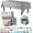 Black Gingham, variant on 54 Inch X 300 Feet Red Gingham Plastic Table Cover Roll in A Cut - to - Size Box with Convenient Slide Cutter. Cuts Up to 36 Rectangle 8 Feet Plastic Disposable Tablecloths