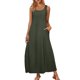 thumbnail image 2 of mfyjkho Vestidos para mujer, Vestido corto informal sin mangas para mujer, estilo playero, holgado, con cuello redondo, para verano y primavera Vestidos festivos para mujer xl, 2 of 9