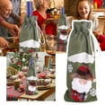 thumbnail image 1 of Clearance,olkpmnmk Accessories,2 Pc Christmas Snowman Bottle Set Santa Swedish Festive Decoration Stand Bag Drawstring Handmade Christmas Kitchen Table Decoration Unique And Cute,Home Decor, 1 of 8