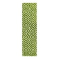 thumbnail image 3 of Unique Loom Trellis Shag Collection Area Rug - Ruth (2' 7" x 10' Runner Green/Ivory), 3 of 11