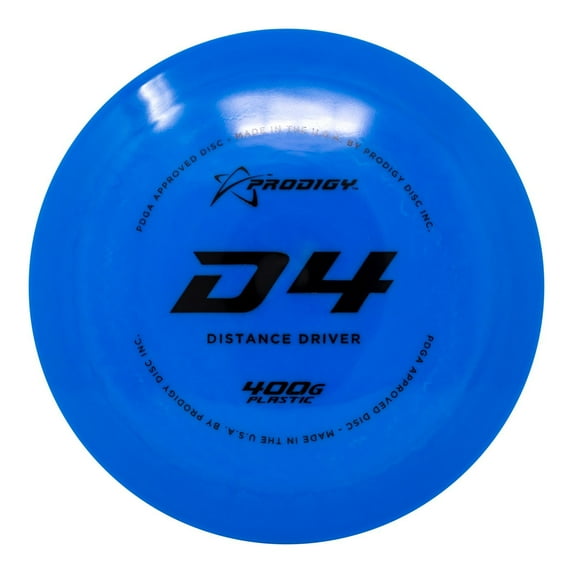 Prodigy Disc 400G D4 Driver | Understable Disc Golf Distance Driver | Extremely Durable | Designed for All Players | Colors May Vary (150-159g)