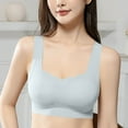 thumbnail image 6 of Women's No Underwire Wide Strap Seamless Bra Full Cup Push up Bralette Supportive Comfortable Wireless Brassieres, 6 of 6