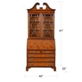 thumbnail image 2 of Burled Secretary Desk, 2 of 12