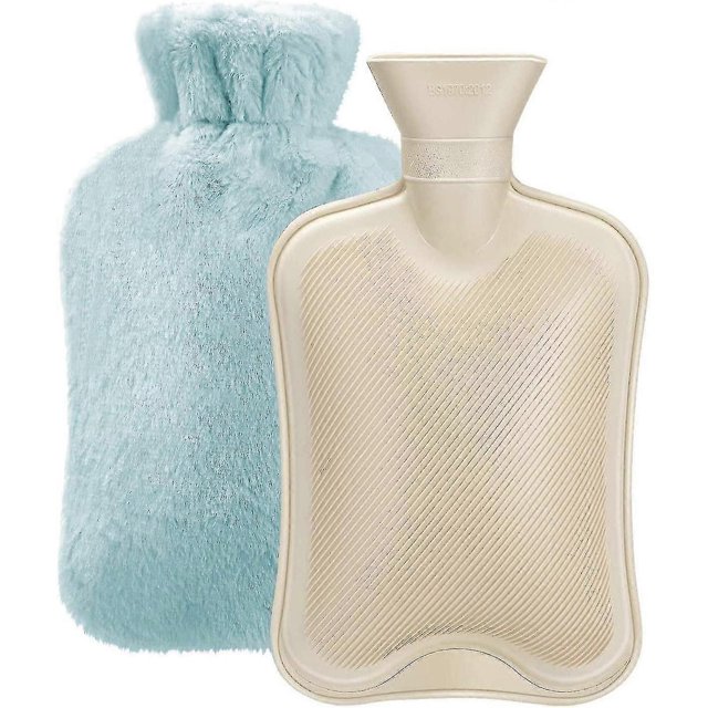 Hot Bottles ,2l Lar Bottle With Soft Fluffy Covers For Period Pain,faux Fur Bag