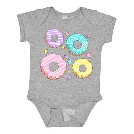 

Inktastic Easter Pastel Donuts with Frosting and Stars Gift Baby Boy or Baby Girl Bodysuit