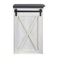 thumbnail image 2 of Bowery Hill Transitional Wood Expandable Home Bar in White Oak, 2 of 9
