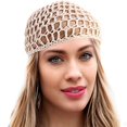 thumbnail image 3 of Mesh Hair Net Crochet Fish Cap Snood Sleeping Night Cover Turban Hairnet Dom, 3 of 5
