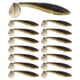 thumbnail image 1 of Señuelos de pesca blandos 15 señuelos de pesca de silicona blandos NikouMX, 1 of 8