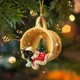 thumbnail image 2 of Adorno navideño para árbol colgante, elfo, hada, Papá Noel, figura navideña colgante, adorno de Gremlins, decoración del hogar, suministros para fiestas, 2 of 5