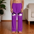 thumbnail image 5 of ATOGUTA Lounge Pants for Boy Funny Graphic Sweatpants Athletic Sports Pants for Kids Size 4T-14, Purple, 5 of 5