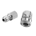 thumbnail image 1 of NATEFEMIN Pressure Washer Hose Quick Connect 3/8” Stainless Steel 4000PSI for Easy Pump Gun Attachment, 1 of 9
