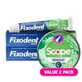 thumbnail image 1 of Fixodent Plus Scope Secure Denture Adhesive 57g (Twin Pack), 1 of 10