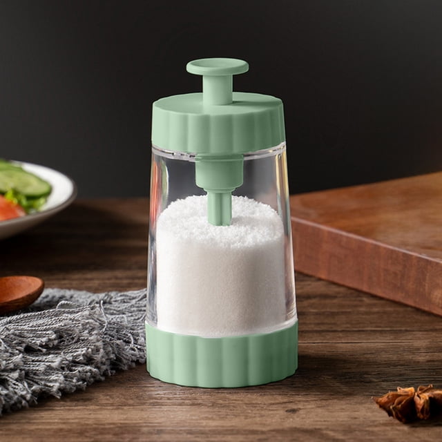 Pepper Grinder, Manual Sichuan Pepper Sea Salt Grinder, Seasoning Jar, Quantitative Control, 24° Slope Diversion, Anti Clumping, Washable, Suitable for Kitchen Cooking