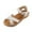 White, variant on LNMQLPDBS Girls Sandals Solid Color Adjustable Buckle Leather Open Toe Outdoor Cross Sandals Flat Non-Slip Summer Slippers Shoes Shoes for Girls Casual Trendy Beach Shoes Gold 4-4.5 Years