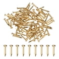 thumbnail image 1 of Uxcell 100-Pack Clavos Pequeños, 2mm x 15mm Clavos de Latón Hardware Cabeza Redonda, 1 of 6