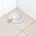 thumbnail image 1 of Recogedor de de drenaje, filtro de drenaje de piso de silicona, colador de lavabo de ducha antideslizante práctico y antiobstrucción para Blanco, 1 of 6