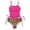 Hot Pink, variant on Girls Strappy Backless Sport Bikini Leopard Print Two Piece Swimsuit for and Junior Beachwear,Girls Swimsuits,15-16 Years