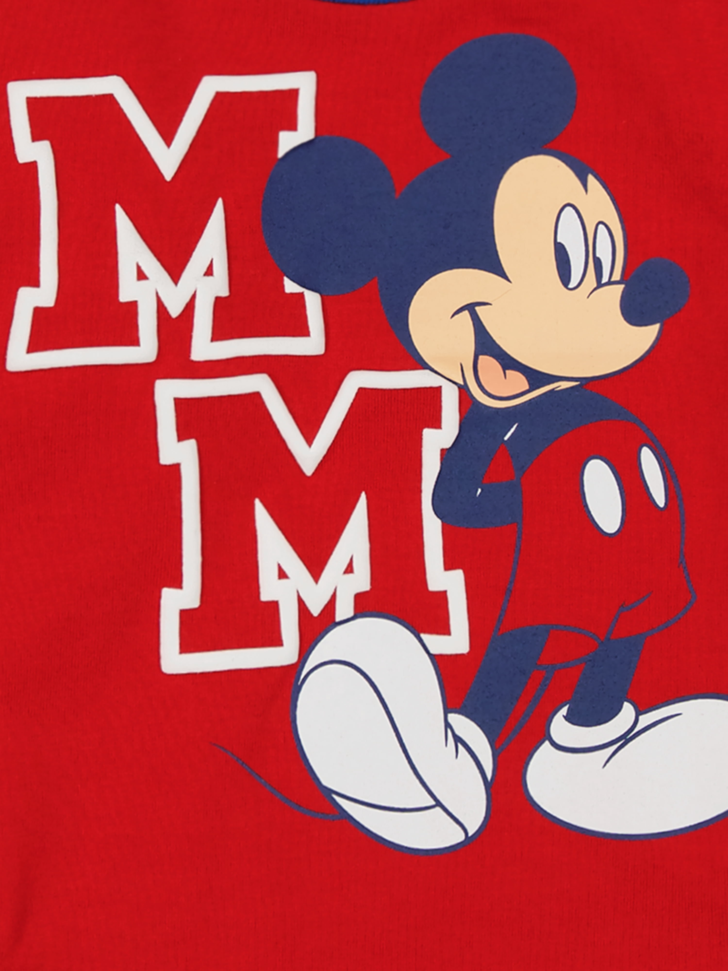 Mickey Mouse Baby Boy 2 Pack Short Sleeve Tee Shirts, Sizes 0/3 Months-24 Months