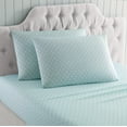 thumbnail image 2 of Kute Kids 3-Piece Ultra Soft Minnie Aqua Polka Dot Microfiber Woven Sheet Set, Twin, 2 of 5