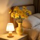 thumbnail image 4 of 8-Stems Artificial Daffodil Hand-Tied Bouquet Wedding Bouquet Home Decor And Table Centerpiece Artificial Green Plants, 4 of 6