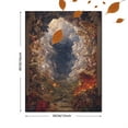 thumbnail image 3 of Qisvanset 12x16 Inch Victorian Ginger Cat with Vintage Key Canvas Painting Wall Art, 3 of 5