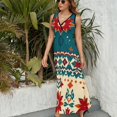 thumbnail image 3 of Bohemian Pattern Vestido Sin Mangas Para Mujer, Traje De, Ropa De Cumpleaños, Verano, 3 of 5