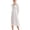 White, variant on Women's Long Sleeve Victorian Night Gown Sleep Shirt Lightweight Lace Backless Princess Vintage Strappy Backless V Neck Night Dress White X-Large
