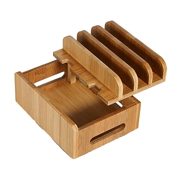 Raindrops  Wooden Phone Stand Mobile Charging Station Holder Arm Foldable