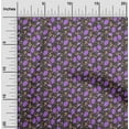 thumbnail image 2 of oneOone Cotton Poplin Purple Fabric Fruits Craft Projects Decor Fabric Printed By The Yard 56 Inch Wide, 2 of 4