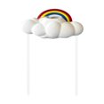 thumbnail image 2 of Decoración de arcoíris de nubes, resina de curiosidad diaria decorativa para patio, decoración práctica de resina, decoración de curiosidad diaria, grado profesional, 2 of 8