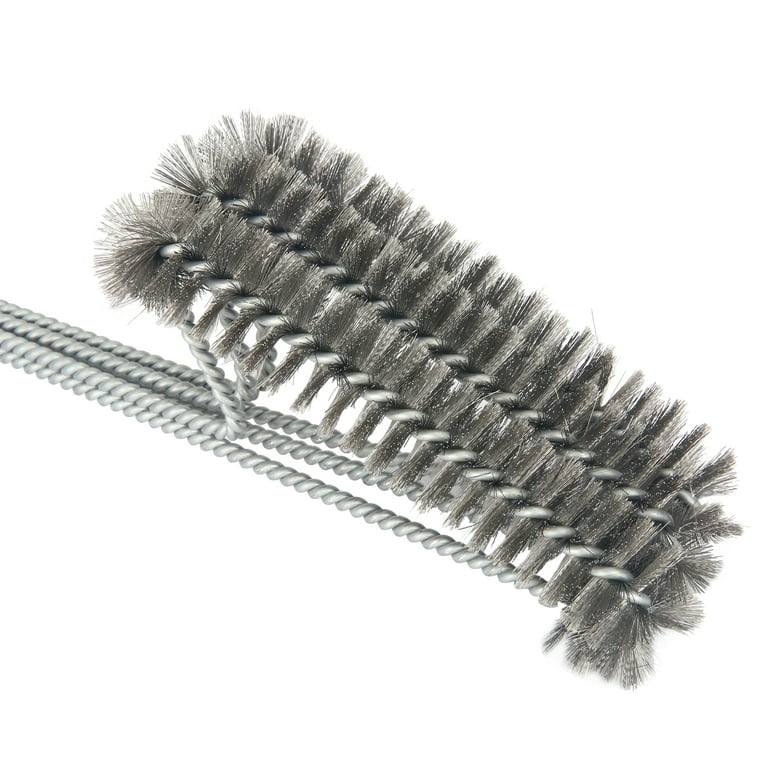 3 Long x 7/8 Diam Stainless Steel Long Handle Wire Tube Brush