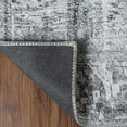 thumbnail image 4 of Wellington Boho Oriental Medallion Indoor Area Rug, Charcoal, 3' 6" x 5' 6", 4 of 6