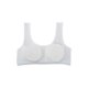 thumbnail image 2 of Entrenamiento Algodón Sin alambre Comodidad Cojín extraíble Chaleco Tops Sujetador blanco One Size, 2 of 6