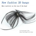 3D Air Bangs Hair Topper Extension Invisible Seamless Thin Neat Air