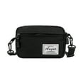 thumbnail image 2 of Bolso Bandolera para Con Retales Lona para Mujer A La Minibolsos (negro), 2 of 9