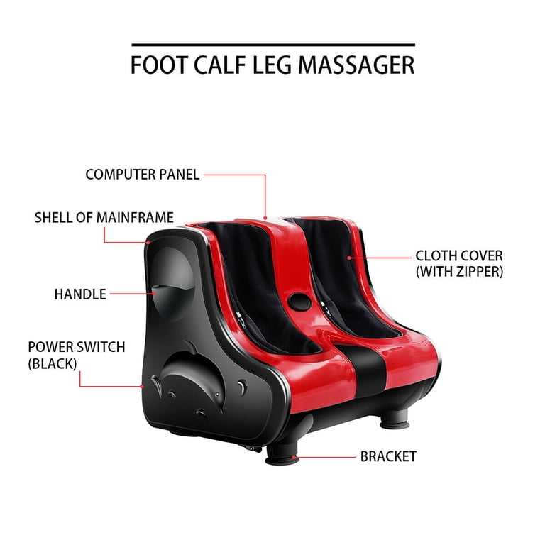 costway shiatsu kneading rolling vibration heating foot calf leg massager Amazon.com: COSTWAY Foot and Calf Massager, Shiatsu Heated Electric Foot  Massager with Heating, Vibration, Deep Kneading, Tilt Base, Washable  Sleeves, Leg Massager for Relaxation, Foot Pain Relief (Black and Red) :  Health main image 1