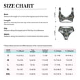 thumbnail image 4 of Kdxio Cute Sloth Print Women's 2 Piece High Waisted Wrap Spaghetti Strap Summer Swimsuit Bikini Set-Small, 4 of 7