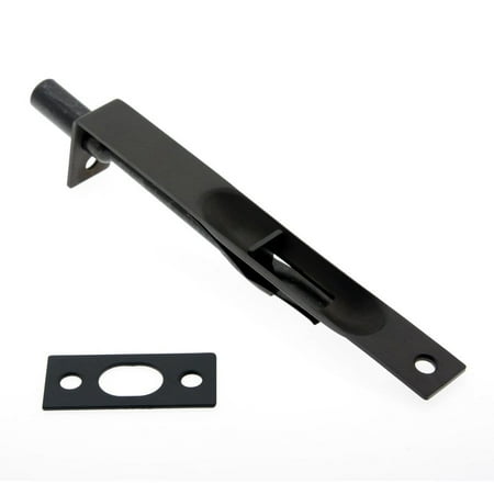 UPC 879913000038 product image for idh by St. Simons 11010 6-in Flush Door Bolt with Square End | upcitemdb.com