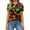 AV44_Dark Green, variant on IYYVV Halloween Polo Shirts for Women Hawaiian Golf Shirts Short Sleeve Funny Ghost Pumpkin Printed Athletic Sport Golf Top Green 3XL