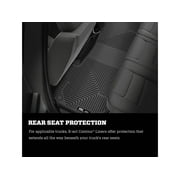 Husky Liners X-act Contour Floor Mats | Fits 2010 - 2024 Dodge Ram 1500 (19-24 Classic Body Only) 2010 - 2018 Dodge Ram 2500/3500 Crew Cab | 2nd Row, 1-pc Black - 53601