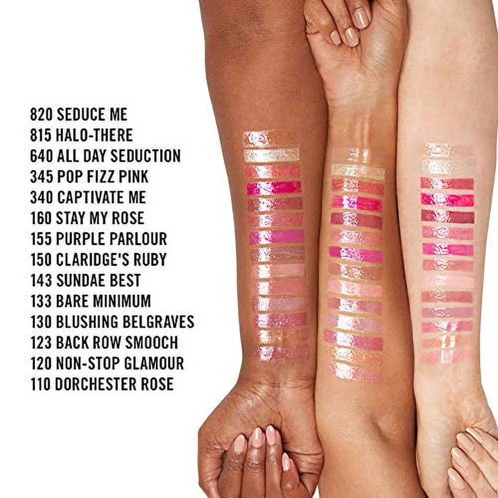 (2 pack) Rimmel Stay Glossy Lip Gloss, Claridge's Ruby