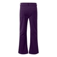 thumbnail image 4 of Casual Flared Trousers with Button Detailing for Relaxed Everyday Wear Retro- Solid Color Bottoms for Men, 4 of 4