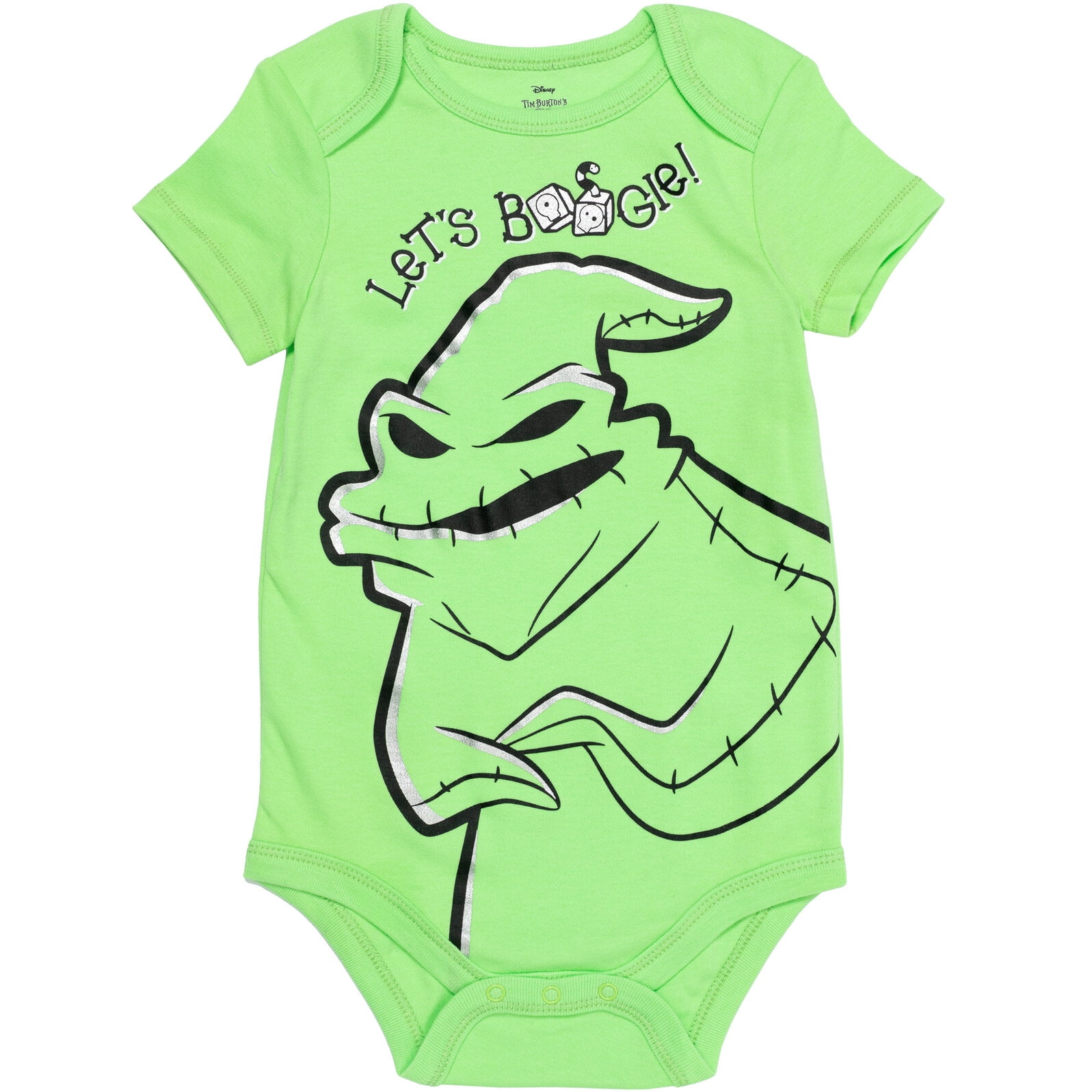 Disney Nightmare Before Christmas Jack Skellington Sally Newborn Baby Boys 5 Pack Bodysuits Newborn to Infant