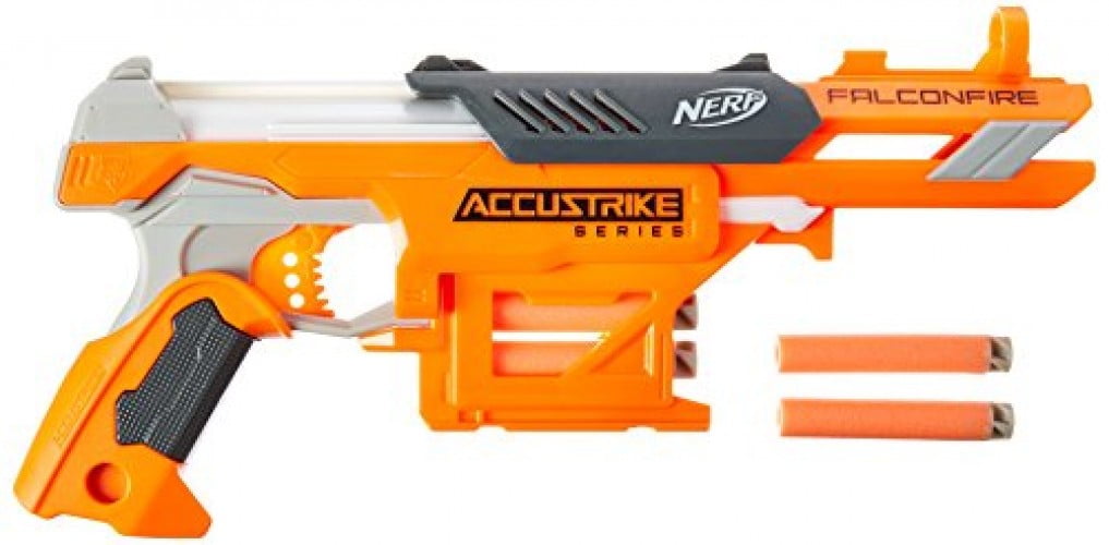 NERF N-Strike Elite AccuStrike Series FalconFire Blaster Toy Dart Gun W 2 darts 